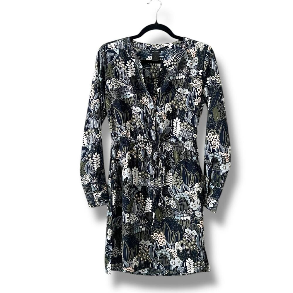 Ann Taylor Factory Blue Floral Dress